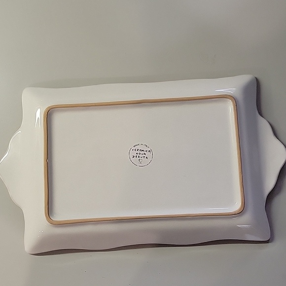 Deruta Rectangular Serving Tray - Picture 3 of 4